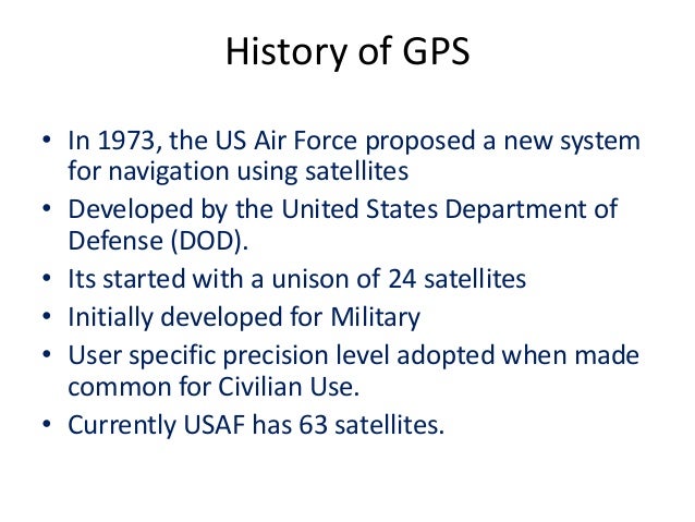 history of gps