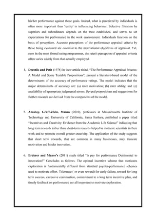A Study on performance appraisal system and employee benefits of ...