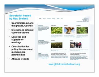 Global Research Alliance for Agricultural Greenhouse Gasses