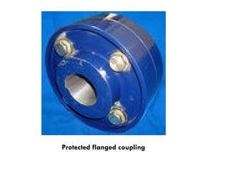 Protected flanged coupling
 