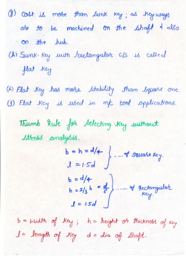 Shafts Keys and Couplings Explained