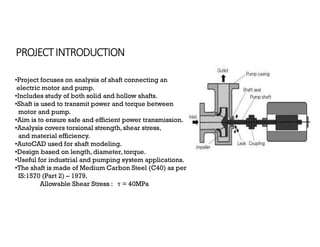 Shaft Based sHAFT ppt , design of machine elements, shafts | PDF