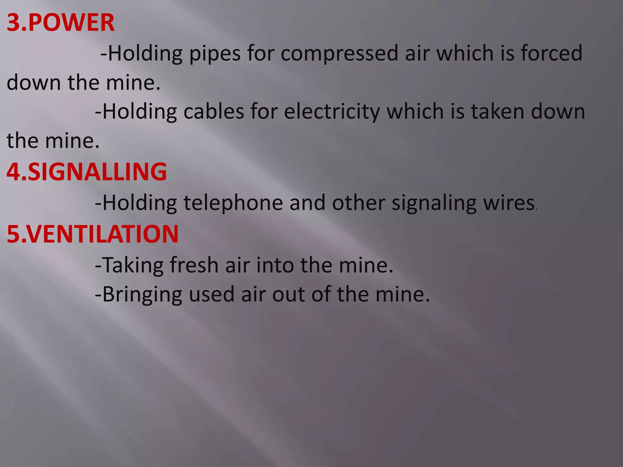 Signalling Pipe Shaft sinking. | PPTX