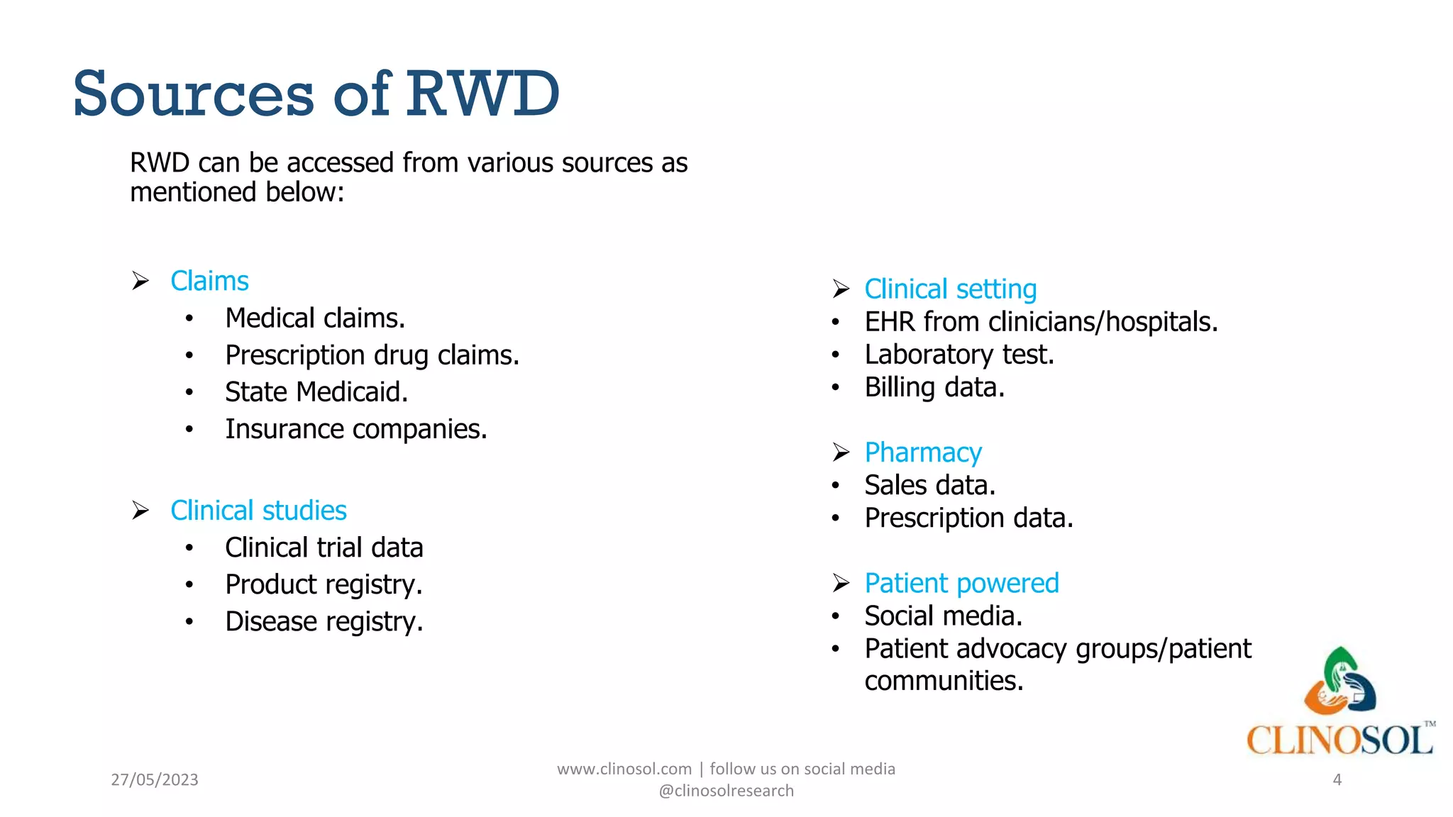 Advocate Rwd Real-World Evidence: Harnessing Data for Clinical Decision-Making | PPTX