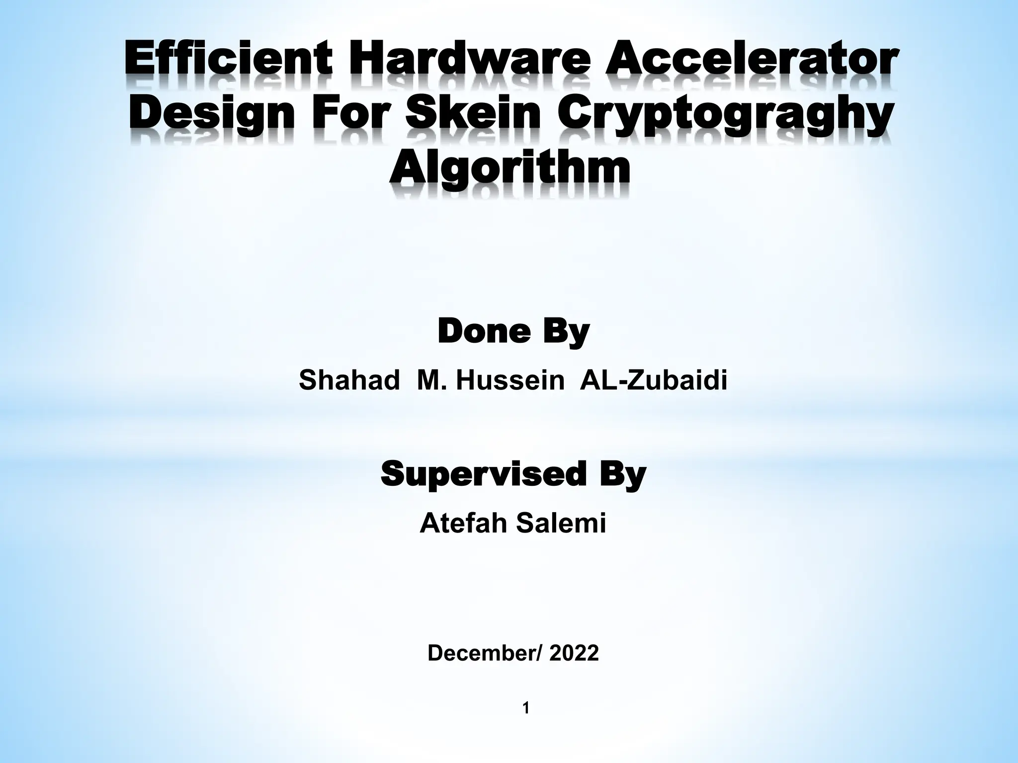 efficient hardware accelerator design for crypto | PPTX