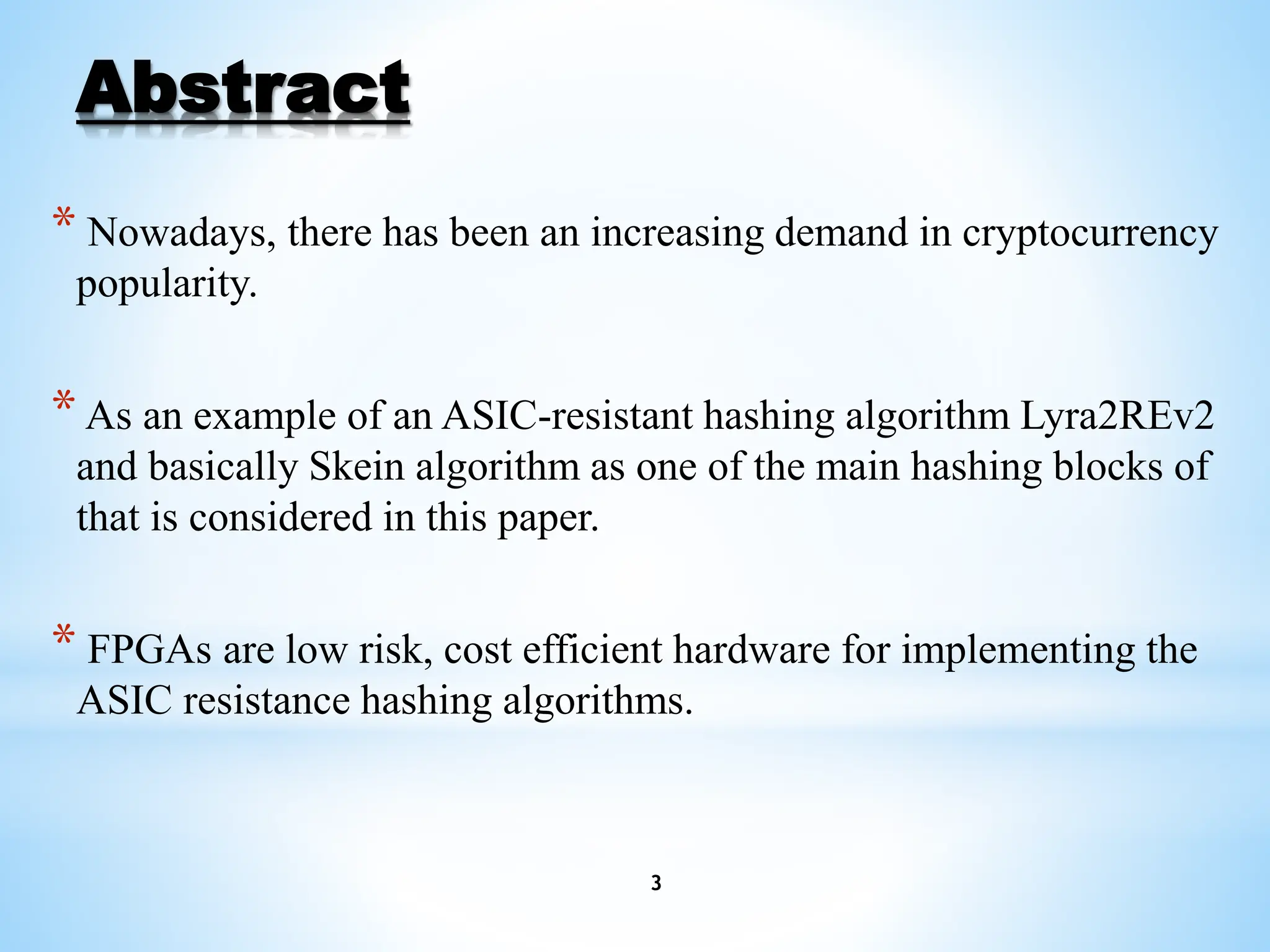 efficient hardware accelerator design for crypto | PPTX