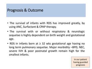 Bpd Rds seminar on RDS by dr. Shahana | PPTX