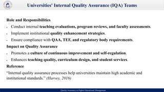 Quality Assurance in UK Higher Education | PDF