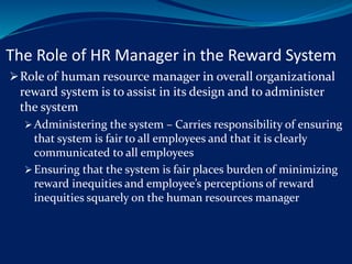 organizational reward system