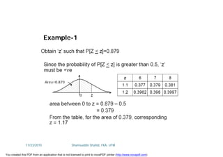 Example-1
11/23/2015 Shamsuddin Shahid, FKA, UTM
You created this PDF from an application that is not licensed to print to novaPDF printer (http://www.novapdf.com)
 