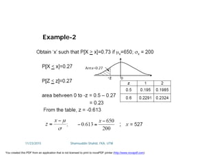 Example-2
11/23/2015 Shamsuddin Shahid, FKA, UTM
You created this PDF from an application that is not licensed to print to novaPDF printer (http://www.novapdf.com)
 