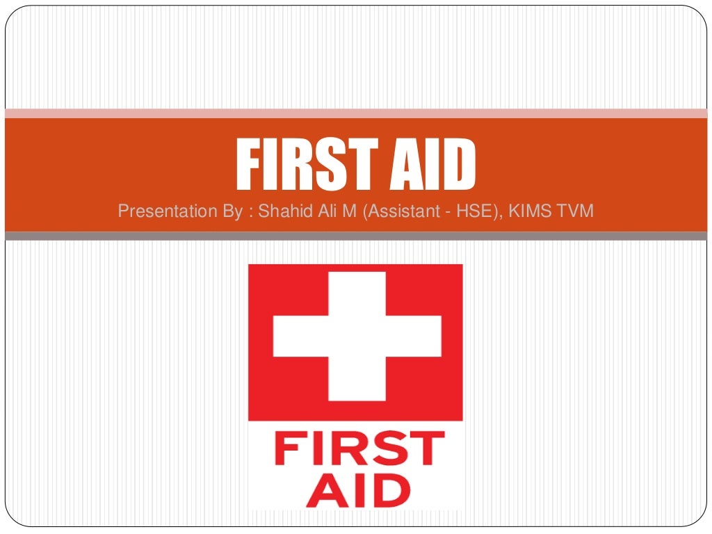First Aid ppt