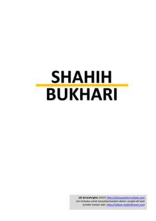 Shahih bukhari 0001-1138