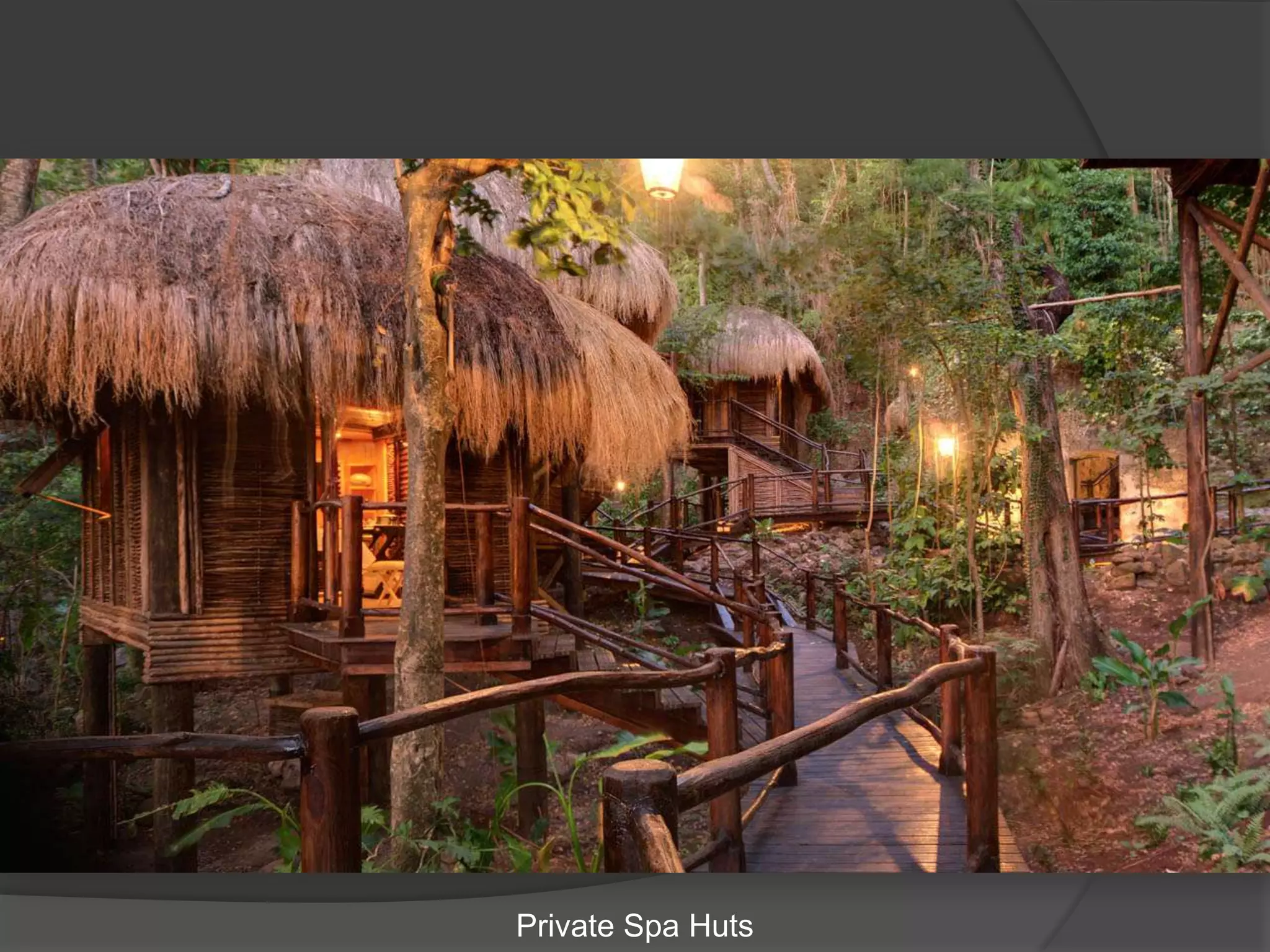 Private Spa Huts

 