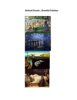 Shahzad Pirzada Beautiful Paintings DOC