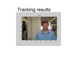 Tracking results 