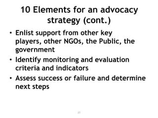 Framing and shaping the debate