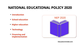 NEP 2020: Transforming Education for a New India" | PPTX