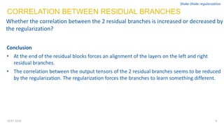 CORRELATION BETWEEN RESIDUAL BRANCHES
Whether the correlation between the 2 residual branches is increased or decreased by...
