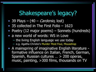 Shakespeare intro (peter brown) | PDF