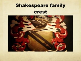Shakespeare family crest 