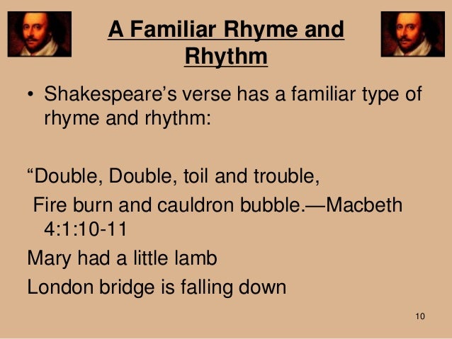 Shakespeare language powerpoint