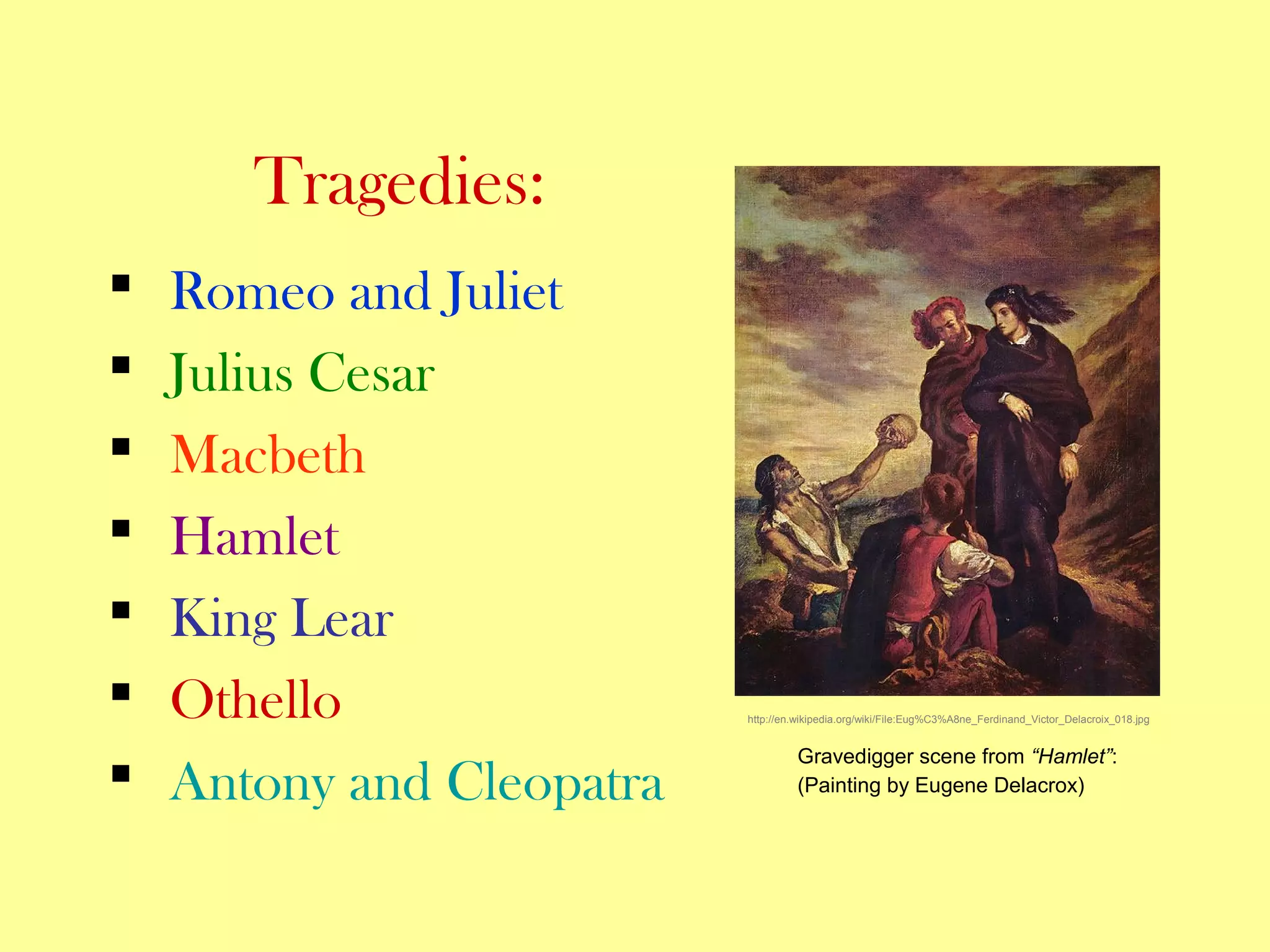 Shakespeare, life and work. | PPT