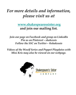 Shakespeare's Sister Company