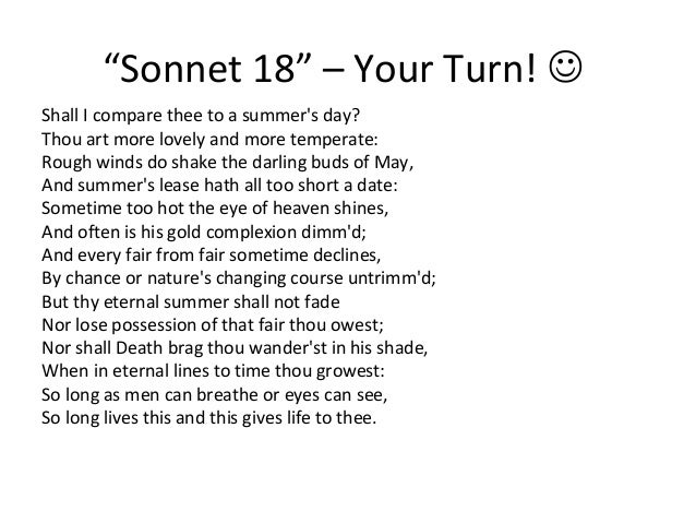 Shakespeare’s sonnets