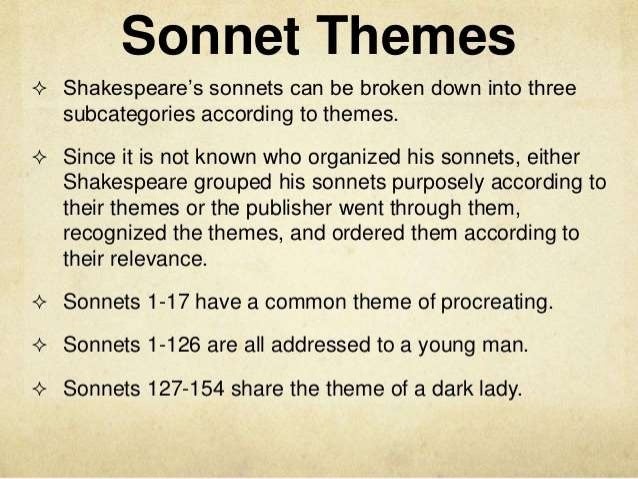 The Influence Of Sonnets