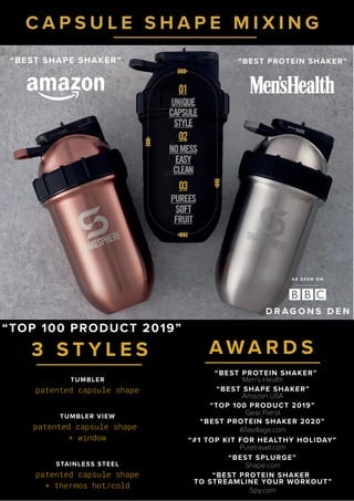 Best Protein Shaker Bottles & Shaker Cups