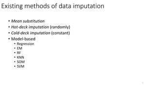 Missing Data imputation | PPTX