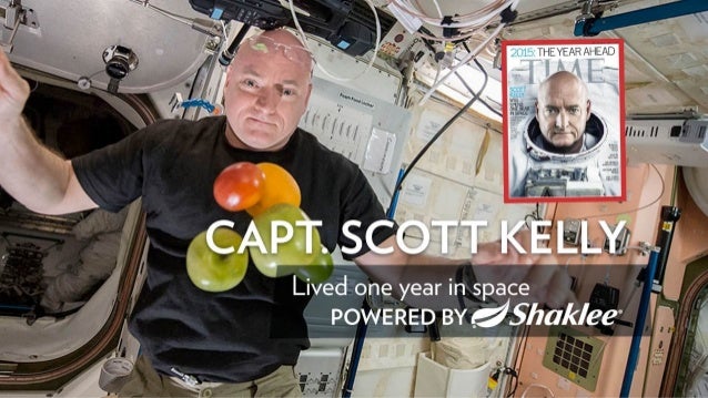 Scott Kelly angkasawan shaklee The Shaklee difference