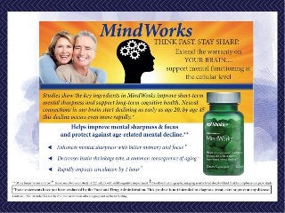 Shaklee Mindworks - New technology in Quality of Life Extension