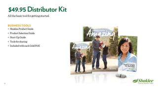 Shaklee Opportunity Presentation October 2016