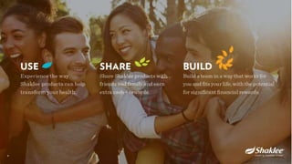 Shaklee Opportunity Presentation October 2016