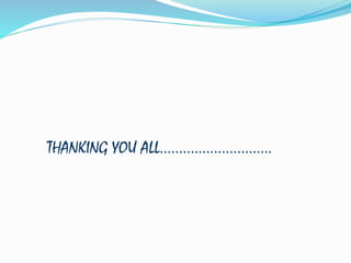 THANKING YOU ALL……………………….. 
