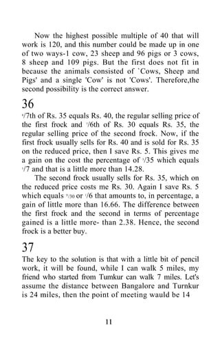 Shakuntala devi puzzles