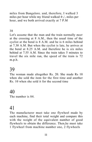 Shakuntala devi puzzles