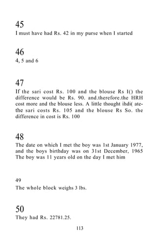 Shakuntala devi puzzles