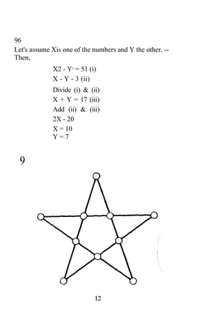 Shakuntala devi puzzles