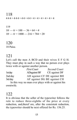 Shakuntala devi puzzles