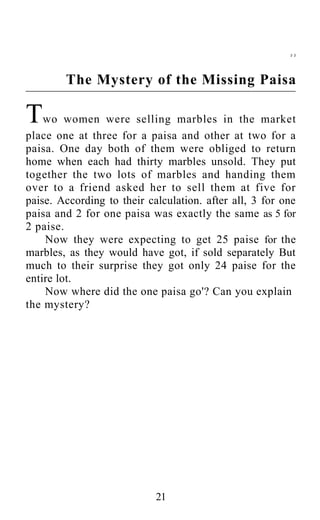 Shakuntala devi puzzles