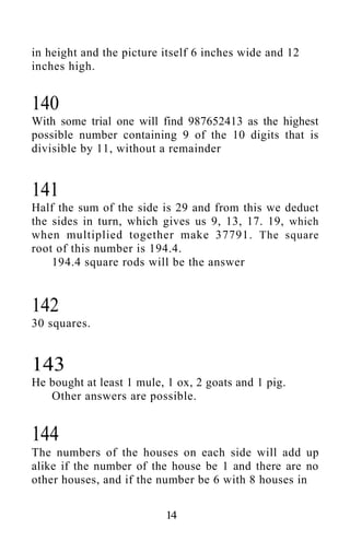 Shakuntala devi puzzles