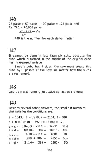 Shakuntala devi puzzles