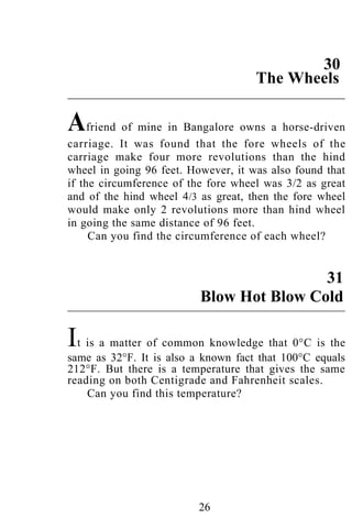Shakuntala devi puzzles