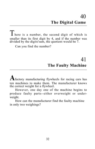 Shakuntala devi puzzles