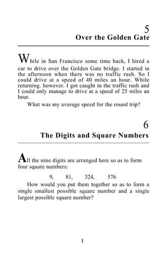 Shakuntala devi puzzles