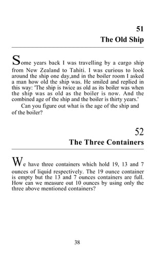 Shakuntala devi puzzles