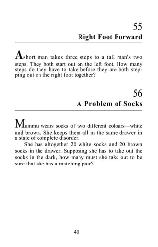 Shakuntala devi puzzles